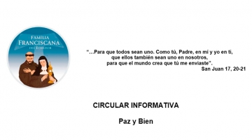 Circular Informativa Mayo (Paz y Bien)